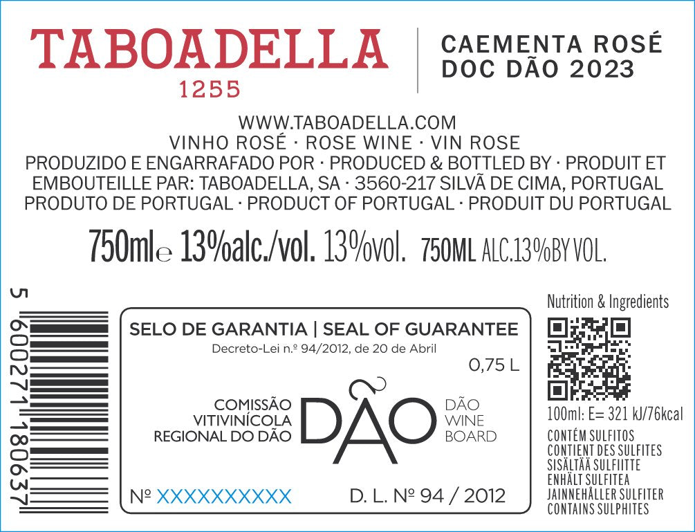Taboadella Caementa Rosé 2023