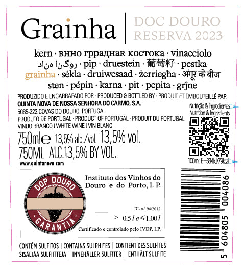 Seleção Grainha & Quinta Nova Reserva & Unoaked