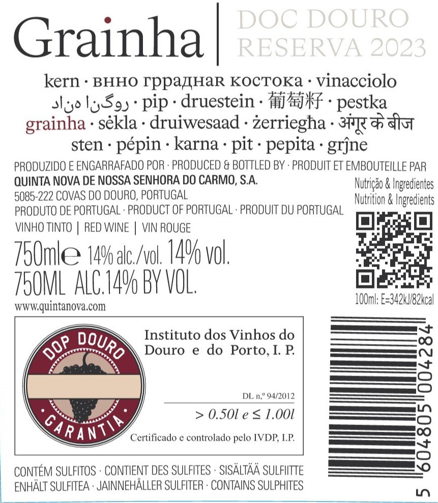 Grainha Reserva Red 2023