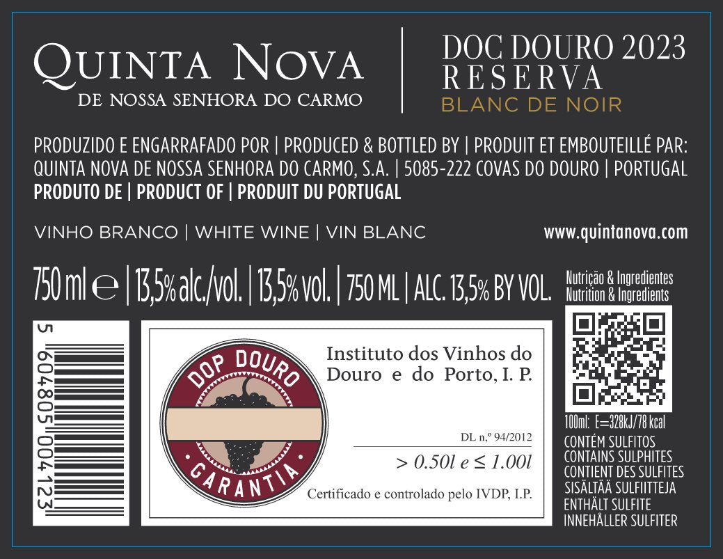 Caixa Dupla Quinta Nova Reserva Blanc de Noir 2023