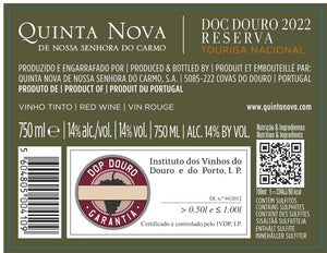 Quinta Nova Reserva Touriga Nacional 2022